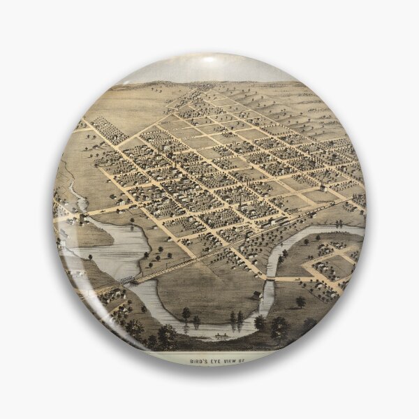 Item preview, Columbus, Wisconsin (1868) designed and sold by allhistory.