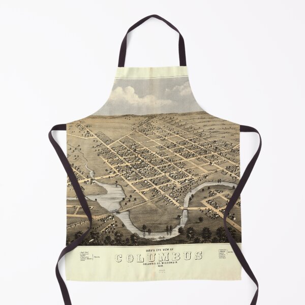 Item preview, Columbus, Wisconsin (1868) designed and sold by allhistory.