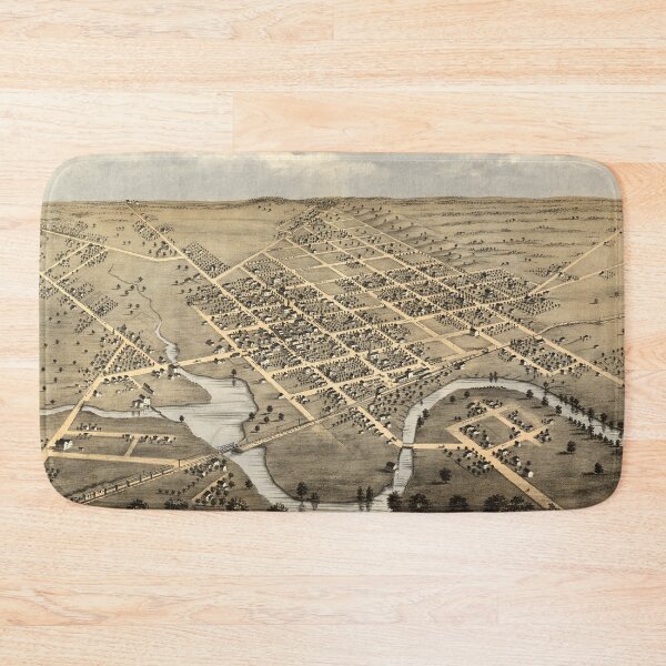 Item preview, Columbus, Wisconsin (1868) designed and sold by allhistory.