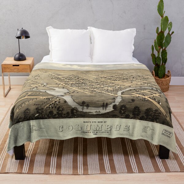 Item preview, Columbus, Wisconsin (1868) designed and sold by allhistory.