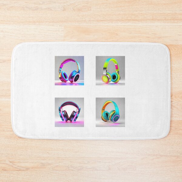 Item preview, Neon headphones pack bundle designed and sold by Inspirationmotivation.