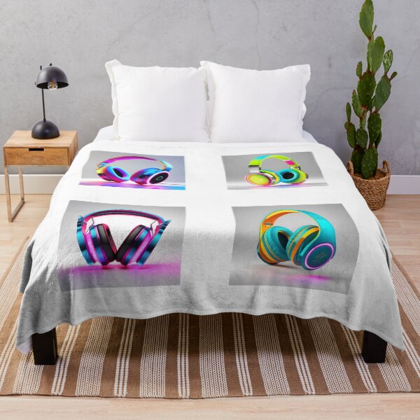 Item preview, Neon headphones pack bundle designed and sold by Inspirationmotivation.