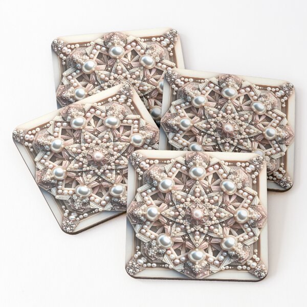 Item preview, Pearlescent Harmony: Kaleidoscopic Geometry designed and sold by APARTAI EU.