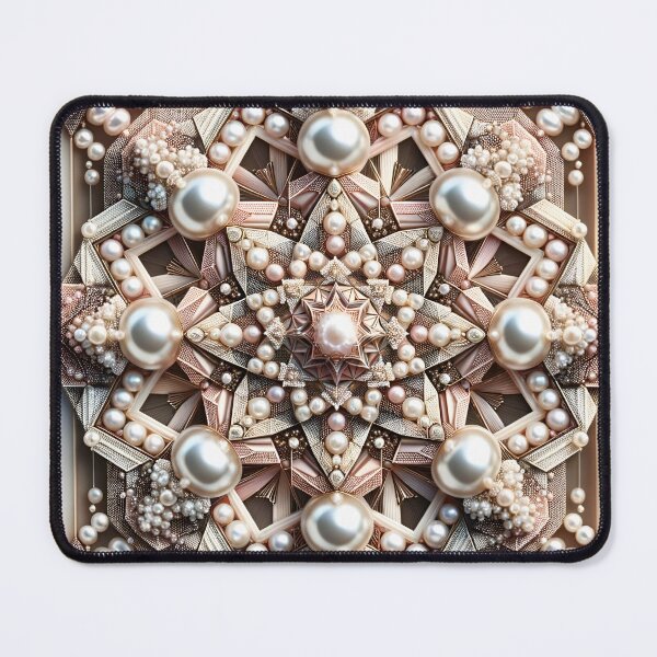Item preview, Pearlescent Harmony: Kaleidoscopic Geometry designed and sold by APARTAI EU.
