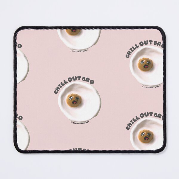 Item preview, Chill out bro, Egg dude, egg art, cute blob, v2, pink | @lilsboobthangs © designed and sold by lilsboobthangs.