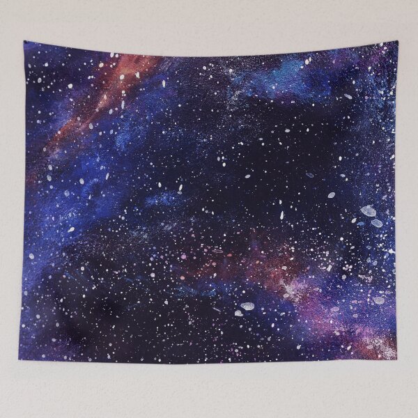 Item preview, Galaxy Painting, Blue and Purple designed and sold by asbno19.