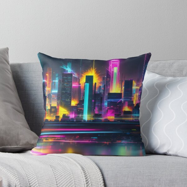 Item preview, Cosmic Clarity: A Neon Dream of Urban Infinity designed and sold by ArtComixHaven.