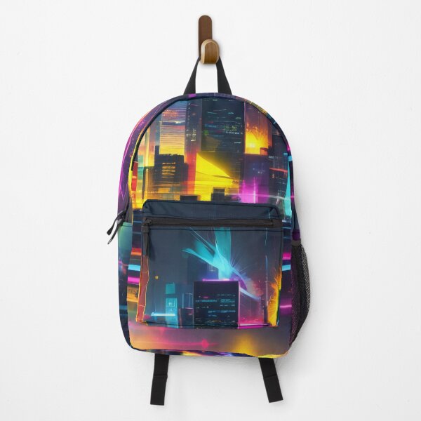 Item preview, Cosmic Clarity: A Neon Dream of Urban Infinity designed and sold by ArtComixHaven.