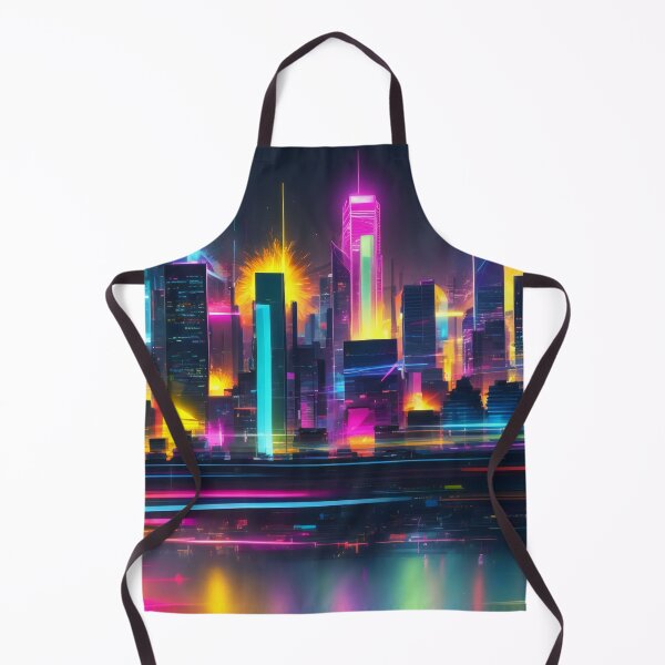 Item preview, Cosmic Clarity: A Neon Dream of Urban Infinity designed and sold by ArtComixHaven.