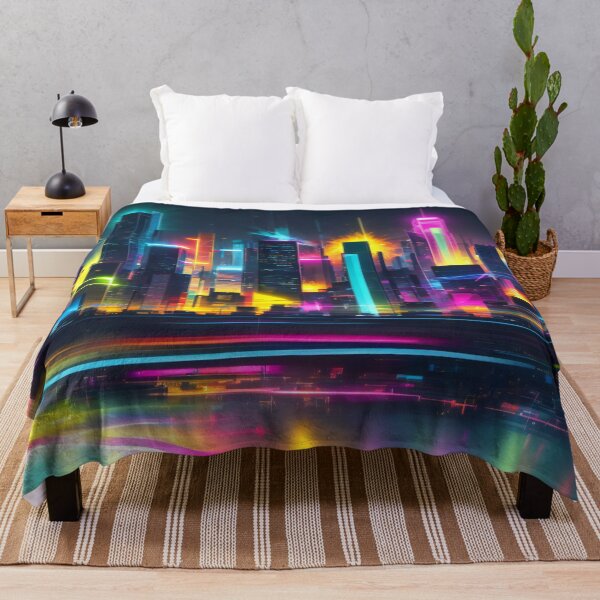 Item preview, Cosmic Clarity: A Neon Dream of Urban Infinity designed and sold by ArtComixHaven.