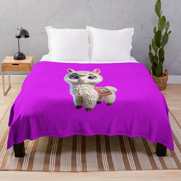 Item preview, Copy of Cute and adorable Llama or Alpaca with Peruvian rug on the back. No. 4 designed and sold by Nathalymx.