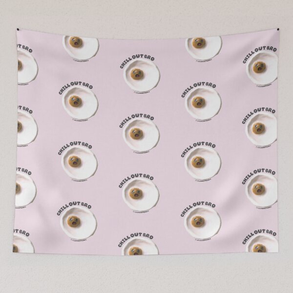 Item preview, Chill out bro, Egg dude, egg art, cute blob, v3, pink | @lilsboobthangs © designed and sold by lilsboobthangs.