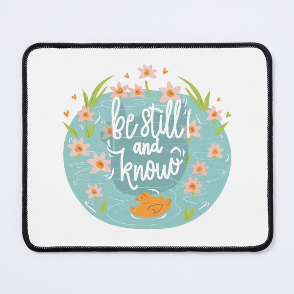 Item preview, Be Still and Know: Ducks Pond Illustration designed and sold by HahaHandlesHub.