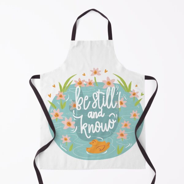 Item preview, Be Still and Know: Ducks Pond Illustration designed and sold by HahaHandlesHub.