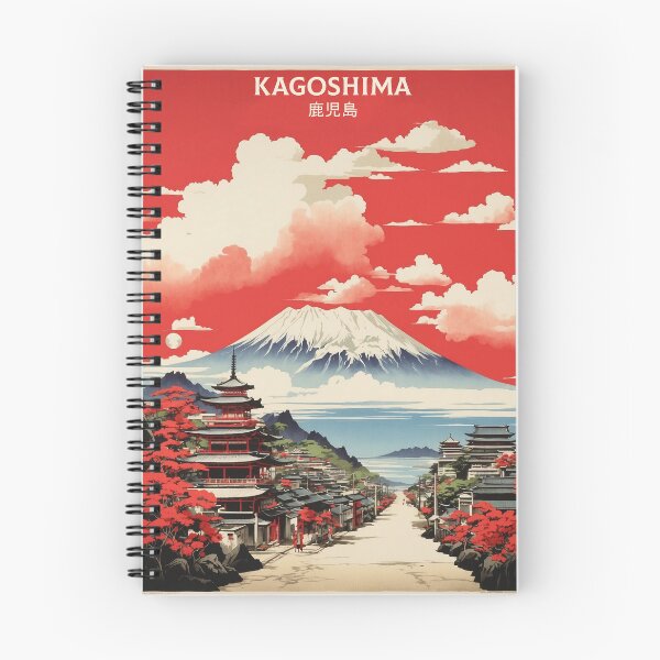 Item preview, Kagoshima Japan Vintage Poster Tourism designed and sold by TravelersGems.