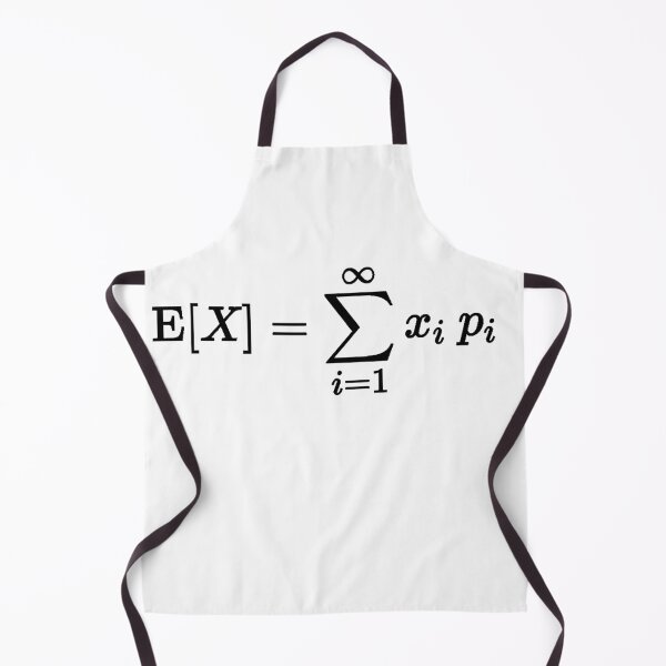 Item preview, expectation value of random variable, math, probability and statistics designed and sold by NoetherSym.