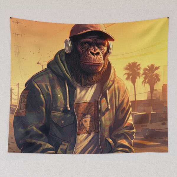 Item preview, Chimpanzee | Hip Hop style designed and sold by ComicsFactory.