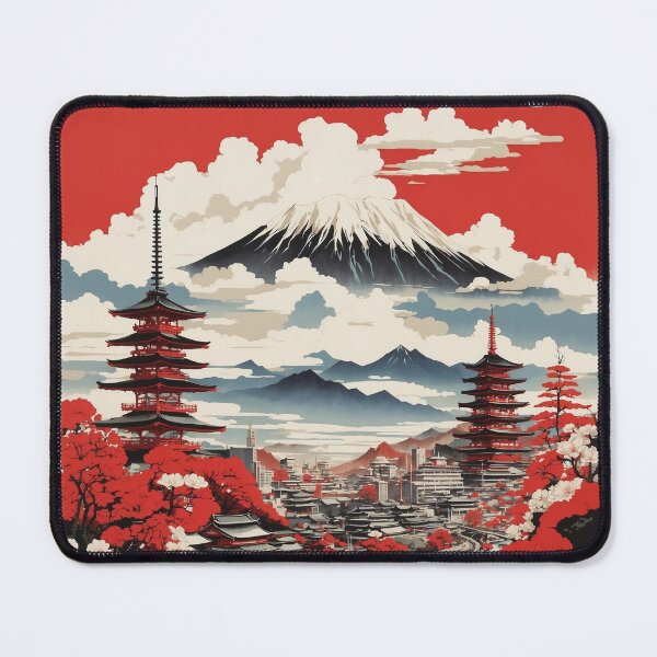 Item preview, Kagawa Japan Vintage Poster Tourism designed and sold by TravelersGems.
