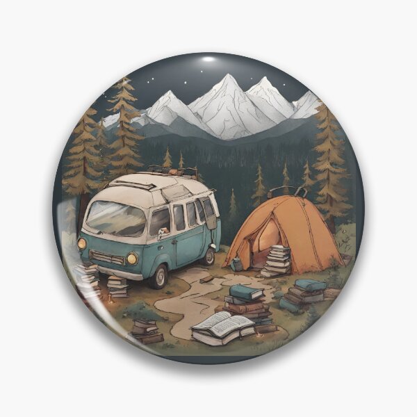 Item preview, Bookish Camping Van designed and sold by InkDrinker23.