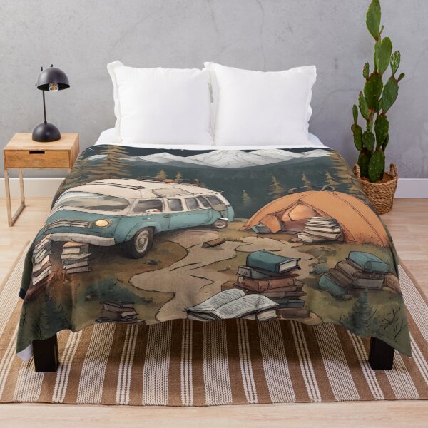Item preview, Bookish Camping Van designed and sold by InkDrinker23.