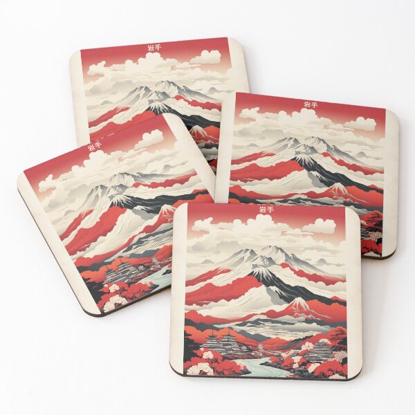 Item preview, Iwate Japan Vintage Poster Tourism designed and sold by TravelersGems.
