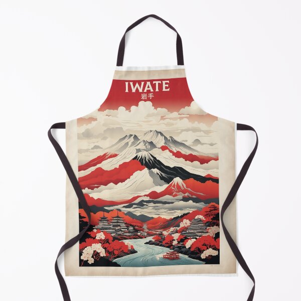 Item preview, Iwate Japan Vintage Poster Tourism designed and sold by TravelersGems.