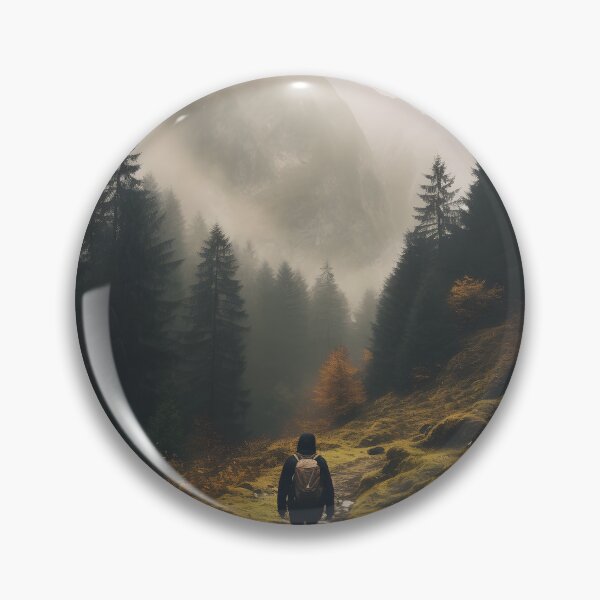 Item preview, Autumn Foggy Forest Trek designed and sold by Shirtastically.