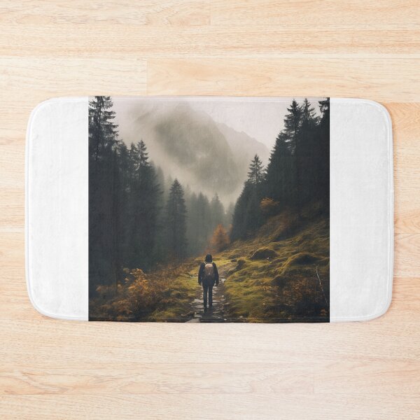 Item preview, Autumn Foggy Forest Trek designed and sold by Shirtastically.