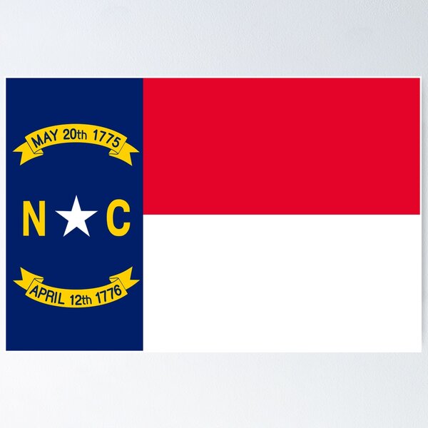 Item preview, North Carolina Flag designed and sold by taoistviking.