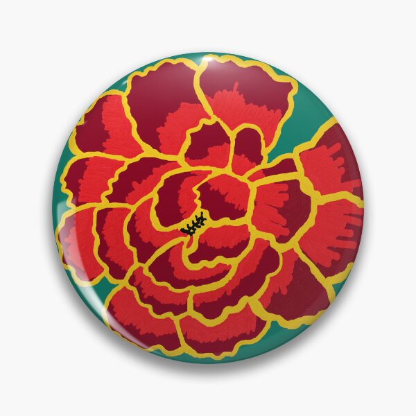 Item preview, flor de peonía, flor ROJA, pintura al óleo designed and sold by zzzozzo.