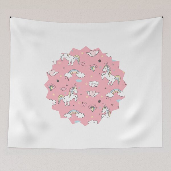 Item preview, Cute Unicorn Art, Unicorn Silhouette, Unicorn Head Fantasy Art designed and sold by haRexia.