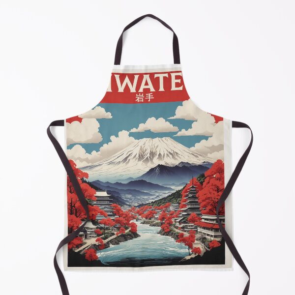Item preview, Iwate Japan Vintage Poster Tourism 2 designed and sold by TravelersGems.