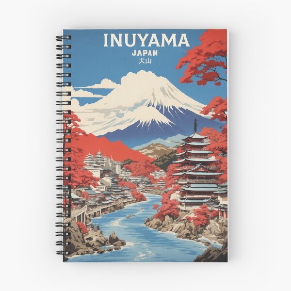 Item preview, Inuyama Japan Vintage Poster Tourism  designed and sold by TravelersGems.