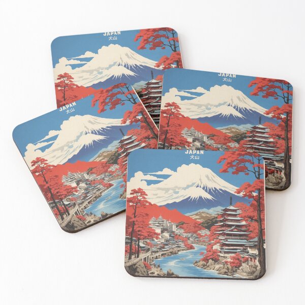 Item preview, Inuyama Japan Vintage Poster Tourism  designed and sold by TravelersGems.