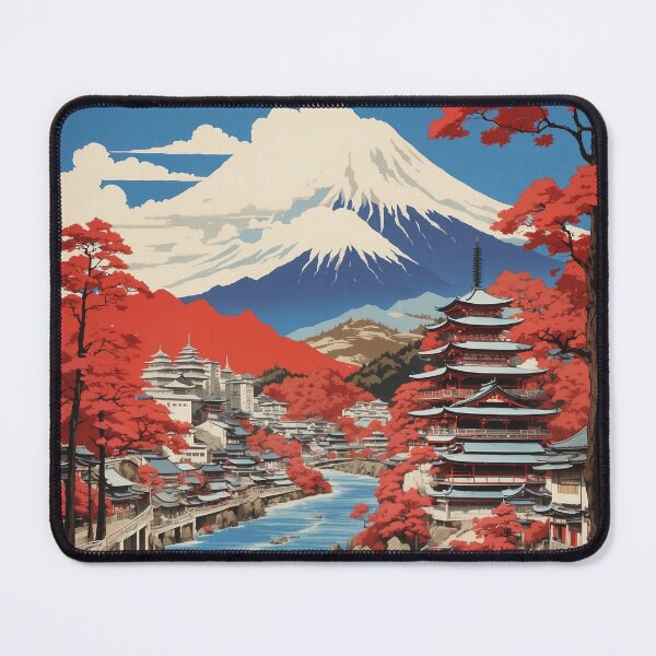 Item preview, Inuyama Japan Vintage Poster Tourism designed and sold by TravelersGems.