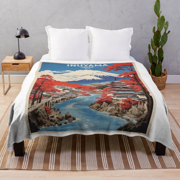 Item preview, Inuyama Japan Vintage Poster Tourism  designed and sold by TravelersGems.