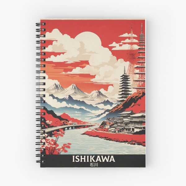 Item preview, Ishikawa Japan Vintage Poster Tourism designed and sold by TravelersGems.