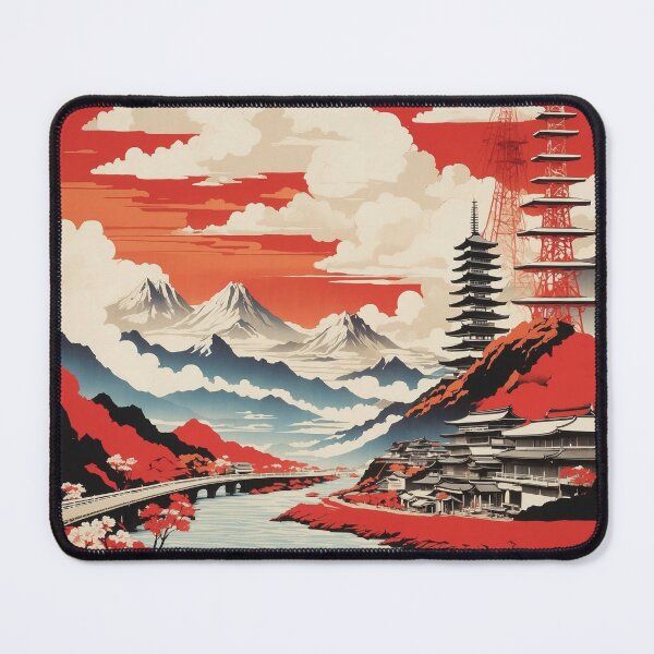 Item preview, Ishikawa Japan Vintage Poster Tourism designed and sold by TravelersGems.