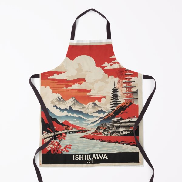 Item preview, Ishikawa Japan Vintage Poster Tourism designed and sold by TravelersGems.