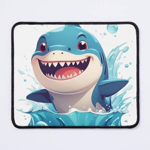 Item preview, Leap of Joy: Smiling Little Shark designed and sold by modernaarte.