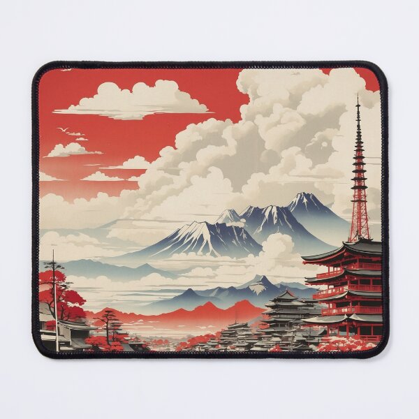 Item preview, Ibaraki Japan Vintage Poster Tourism 2 designed and sold by TravelersGems.