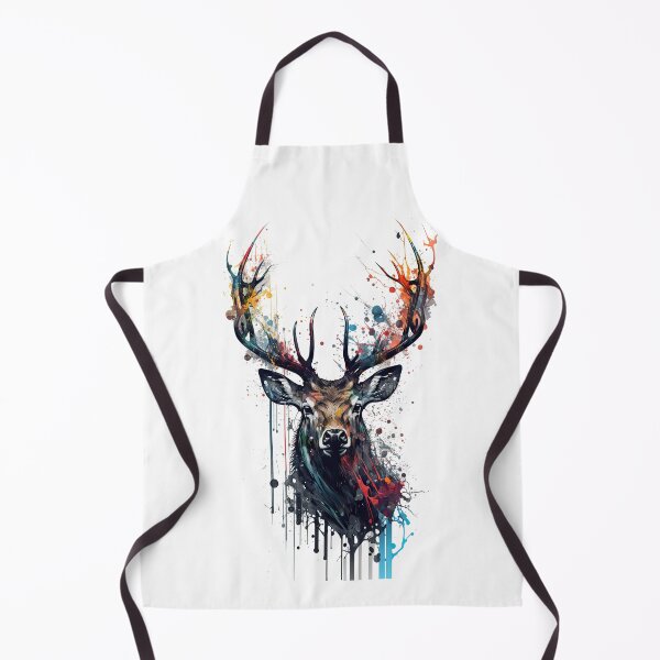 Item preview, Deer I in splattered paint effect designed and sold by Jerhus.