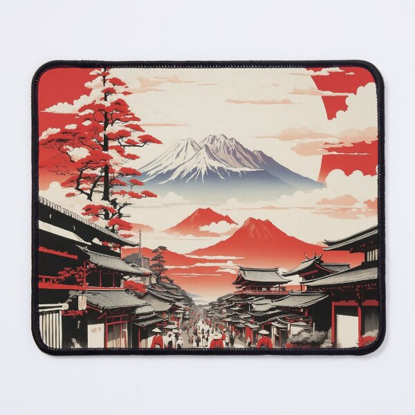 Item preview, Ibaraki Japan Vintage Poster Tourism designed and sold by TravelersGems.