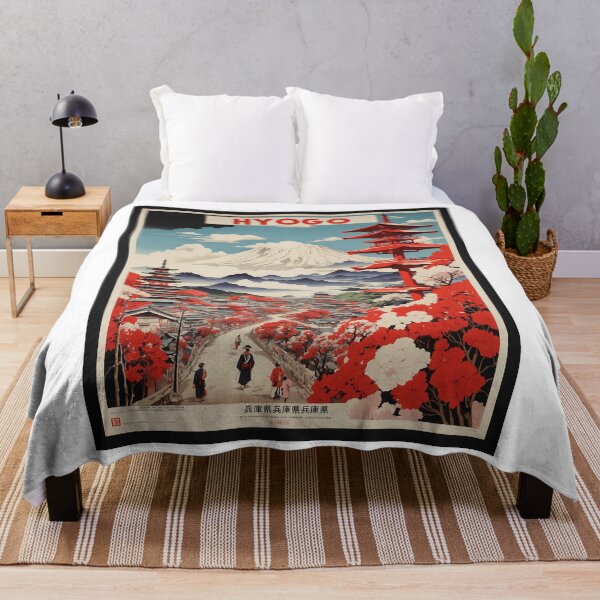 Item preview, Hyogo Japan Vintage Poster Tourism  designed and sold by TravelersGems.