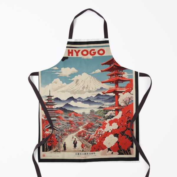 Item preview, Hyogo Japan Vintage Poster Tourism  designed and sold by TravelersGems.