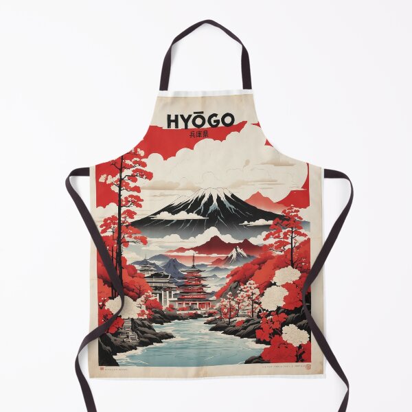 Item preview, Hyogo Japan Vintage Poster Tourism 2 designed and sold by TravelersGems.