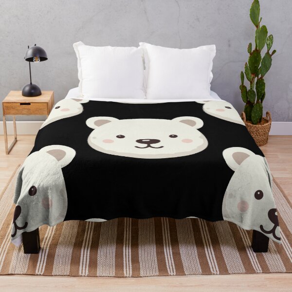 Item preview, Cute Vectoral Polar Bear Face designed and sold by ArtfulWeave.