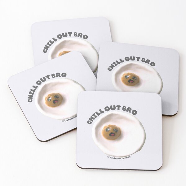 Item preview, Chill out bro, Egg dude, egg art, cute blob, v7 | @lilsboobthangs © designed and sold by lilsboobthangs.