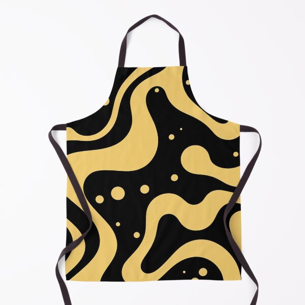 Item preview, Abstract, stylish print with geometric shapes. Black background, gold lines. designed and sold by Harmonysens.