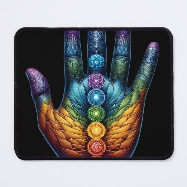 Item preview, Spiritual Cosmos Harmony Chakra Hand designed and sold by omrclr.